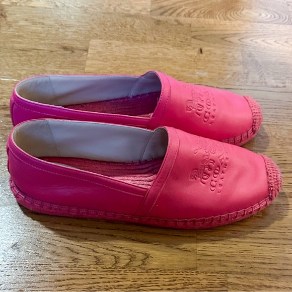 Coach Charlie Espadrille Bold Pink Flats Size 9 - Picture 4 of 16